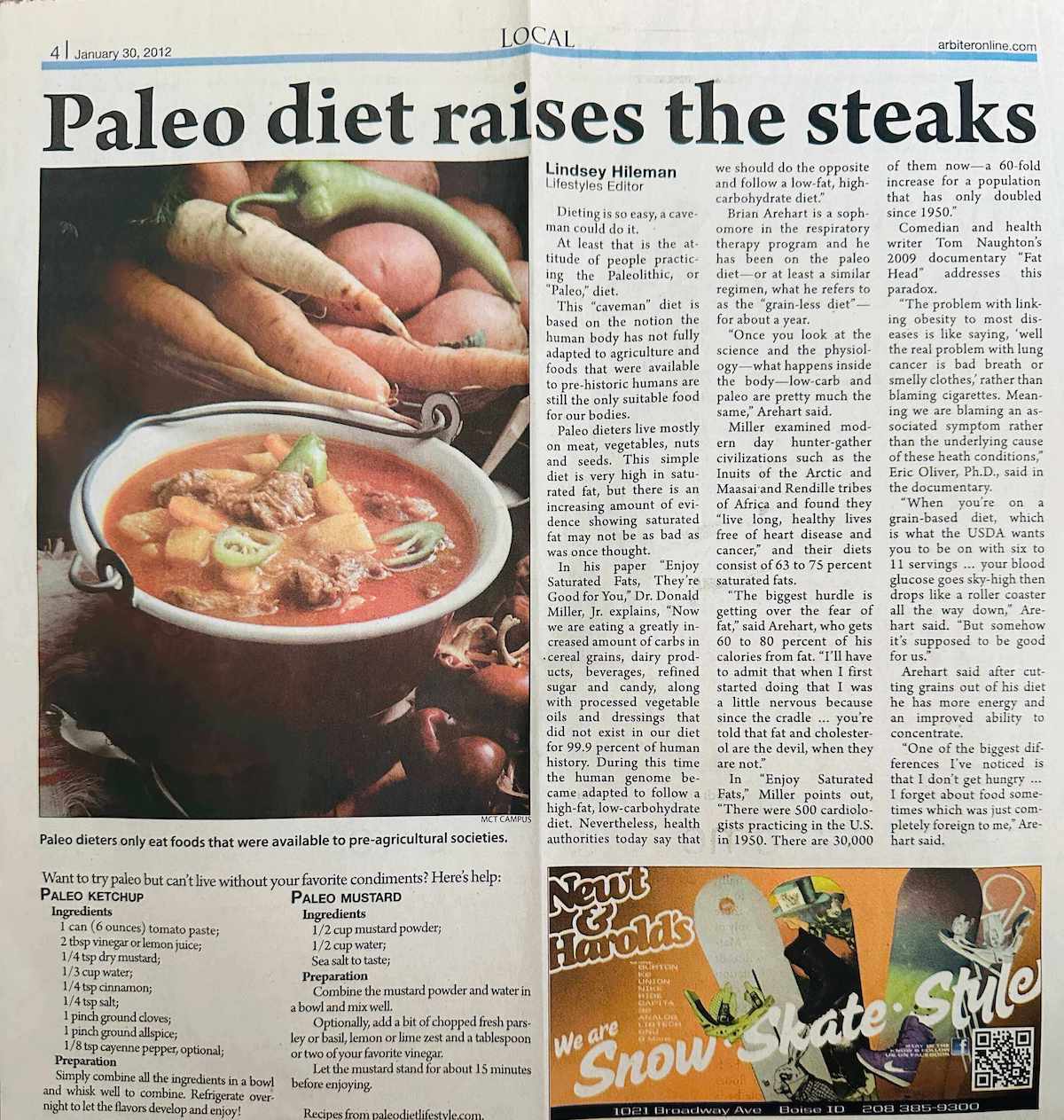 Paleo Pun Headline